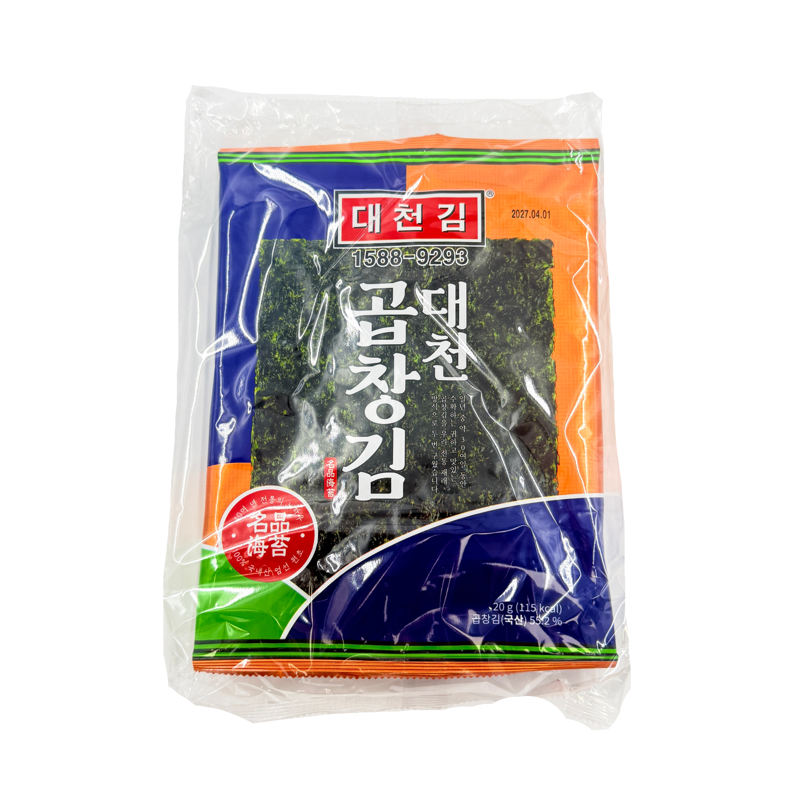 DC GOPCHANG GIM JEONJANG(20G*4*10) 대천 곱창김 전장